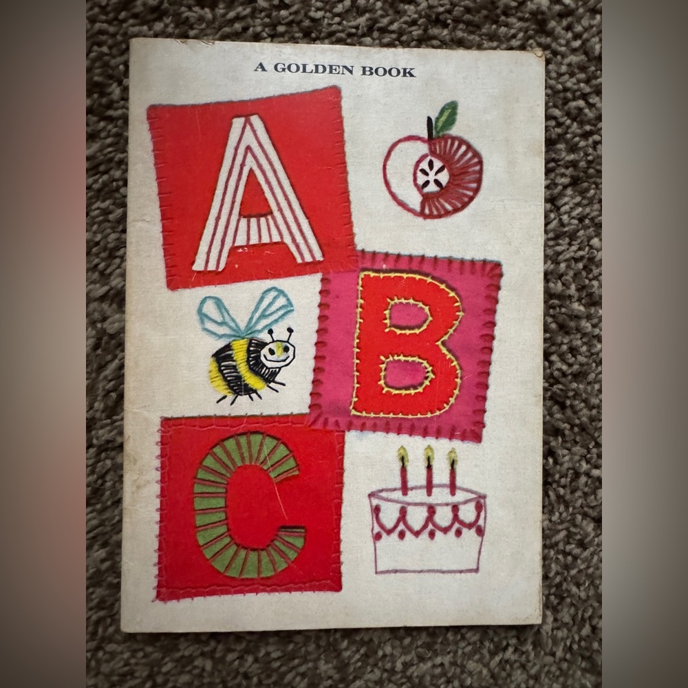 Vintage A Golden Book: ABC by Virginia Tiffany (1967)